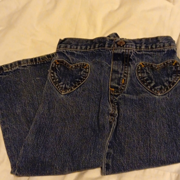 Adorable Bundle of 2 Pairs of Jeans, Girls, Oshkosh & Arizona, 3T EUC - Picture 2 of 8